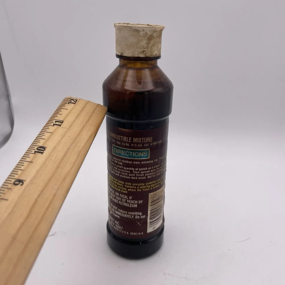 HTF Old‎ English Furniture Polish liquid Scratch Remover Boyle-Midway Discont.
